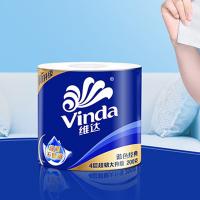 维达（Vinda） V4073 卷筒卫生纸 四层  200g/卷 10卷/提 6提/箱  （单位：提） 新老包装交替发货