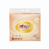 心相印（Mind Act Upon Mind） DT24180 抽纸 S码 新旧包装随机 3层*110抽*8包 （单位:提）