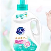 超能 花漾柔护洗衣液 1kg 花悦蔷薇香（单位：瓶）新老包装随机发货
