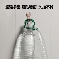 茶花（CHAHUA）993013 免打孔强力胶无痕粘钩 小猫 10只/卡 (单位：卡） 颜色随机