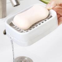 茶花（CHAHUA） 双层 肥皂/香皂盒 2213 13*9.4*4 （单位:个） 白色