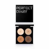 完美日记（Perfect Diary） 01 四色精萃眼影 9g  （单位：个） 经典暖棕