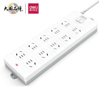 得力（deli） 18275-05 新国标安全插座总控开关 10组合孔 5米 (单位:个)