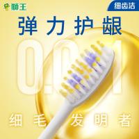 狮王（Lion） 标准刷头 弹力Super牙刷 两支装 新老包装随机发货 (单位:卡)