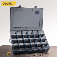 得力（deli） DL432308 多功能零件盒 33.5*23*6cm 24格(单位：个)
