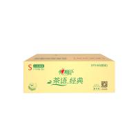 心相印（Mind Act Upon Mind） 茶语经典 纸巾抽纸 DT5100 100抽*24包 绿色（单位：箱）