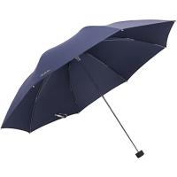 天堂 307E 三折商务晴雨伞 57cm*8k 藏青色（单位：把）