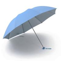 天堂 银胶防晒 晴雨伞 三折 混色（单位：把）