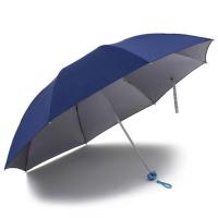 天堂 银胶防晒 晴雨伞 三折 混色（单位：把）