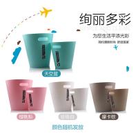 茶花（CHAHUA） 1526 极简垃圾桶 14CM*22CM*21CM 随机色 (单位:个)