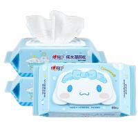 心相印（Mind Act Upon Mind） XCY080 大耳狗联名款三丽鸥湿厕纸 80片/包 3包/箱 （单位：箱）
