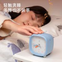 得力（deli） 8857 指针式闹钟 90*80*95mm（单位：只）蓝色