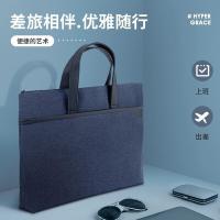 得力（deli） 63750 公文包 425*300*55mm 蓝色 (单位:个)