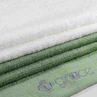 洁丽雅（grace） 6413 毛巾 72*33cm 92g  (单位：套 )绿+米白
