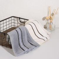金号（KING SHORE）双条毛巾彩盒装 HY1118-6 灰色+米白 70*34cm*2（单位:盒）
