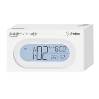 多利科（dretec） 多功能电子时钟 O-438 141mm*30mm*69mm (单位:个)