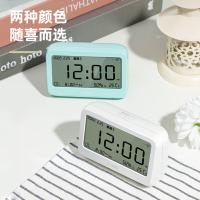 得力（deli） LE100-WH 多功能电子闹钟 104*72*52.7mm（单位：个）白色