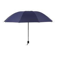 天堂伞 三折晴雨伞 黑胶 34345E 64CM*10K (单位:把) 颜色随机