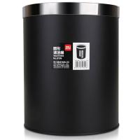得力（deli） 9199 清洁桶 235*290mm 黑色 金属桶身 (单位:只)