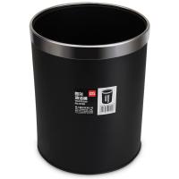 得力（deli） 9199 清洁桶 235*290mm 黑色 金属桶身 (单位:只)