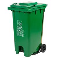 科力邦 KB1066 脚踏垃圾桶 分类标识120L厨余垃圾（单位：个）绿色
