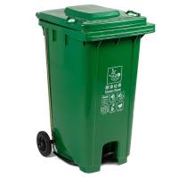 科力邦 KB1066 脚踏垃圾桶 分类标识120L厨余垃圾（单位：个）绿色
