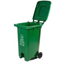 科力邦 KB1066 脚踏垃圾桶 分类标识120L厨余垃圾（单位：个）绿色