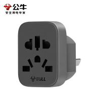 公牛（BULL） GN-L11 国标转换插座 31.5*41*54mm(单位：个) 深空灰