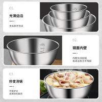 拜格（BAYCO） BG8309 304不锈钢盆 19.2cm 1200ml 单个装（单位：个)