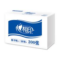 心相印（Mind Act Upon Mind） CS001 商务擦手纸 20包/箱 225*215mm 白色（单位：箱）