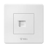 公牛（BULL）G07T102B 一位电脑打线型六类插座面板 86*86mm 白色 (单位:个)