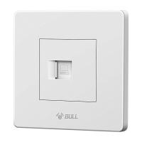 公牛（BULL）G07T102B 一位电脑打线型六类插座面板 86*86mm 白色 (单位:个)