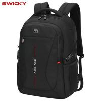 瑞驰（SWICKY） 88042 商务双肩背包 15.6英寸 黑色（单位： 个）