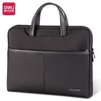 得力（deli） 加厚立体办公 文件包 385*305*53mm 黑色（单位：个）