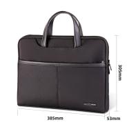 得力（deli） 加厚立体办公 文件包 385*305*53mm 黑色（单位：个）