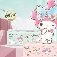 妮飘 抽纸（美乐蒂） IFM100*24JH 137mm*175mm(三层) 白色 100抽*24包 (单位:箱)
