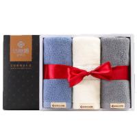 洁丽雅（grace） W0355 毛巾 3条礼盒装 72*34cm 随机色 (单位:盒)