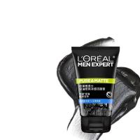 欧莱雅（LOREAL） 男士控油炭爽冰感洁面膏 100g （单位：支） 新老包装随机发货