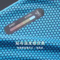 洁丽雅（grace）3307凉感运动抗菌毛巾健身房男女成人速干吸汗跑步手腕面巾单条装（单位：条) 湖蓝色