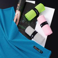 洁丽雅（grace）3307凉感运动抗菌毛巾健身房男女成人速干吸汗跑步手腕面巾单条装（单位：条) 湖蓝色