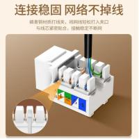 绿联（UGREEN）  80184 RJ11信息模块 电话语音网络信息模块 材质PC 尺寸31*17.3*30mm 铝箔袋包装 非屏蔽  (单位： 个) 白色