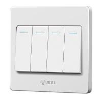 公牛（BULL） GN-G07K412C 四开双控开关 16A (单位:个)