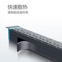 公牛（BULL） GNE-1080W 机柜插座 10A 8位 无开关无线 额定功率：2500W(单位：个) 灰色