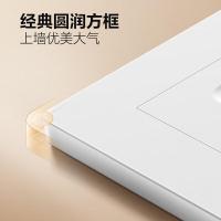 公牛（BULL） G07Z104S 插座面板 G07系列 三孔16A 86型面板 1寸（单位：个) 白色