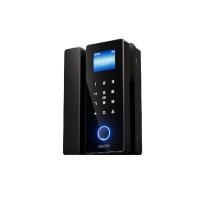 得力（deli） AL100 智能玻璃门指纹密码锁 蓝牙连接 小程序管理 158mm*94mm*60mm（单位：盒）黑色