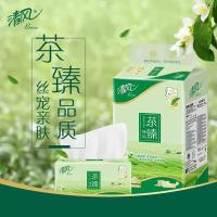 清风 茶臻抽纸 BR36SGZ3 3层*150抽*3包 (单位:提)