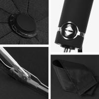 美度（MAYDU） M3372 晴雨伞 三折  58.5cm*10k/105cm   尼龙  10股 (单位：把) 黑色