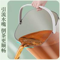 佳帮手 茶渣桶茶叶厨房垃圾桶带盖干湿分离 按压式 375*195*305mm (单位:个)
