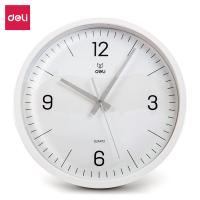 得力（deli） 9005S-WH 挂钟 31cm（单位：台）白色