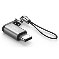 绿联（UGREEN） US189 Type-C转MicroUSB转接头 15*11*6mm  (单位：个 )铁灰色